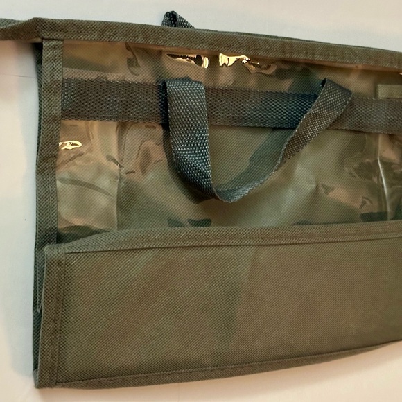 Clear See-Through Zipper Bag with Gray Handles – Versatile & Spacious - Picture 6 of 16